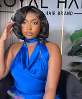 10" Super Deluxe Bob 250g with 5x5 HD closure